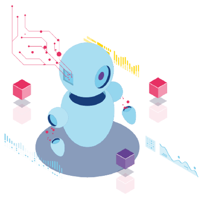 Illustration of robot