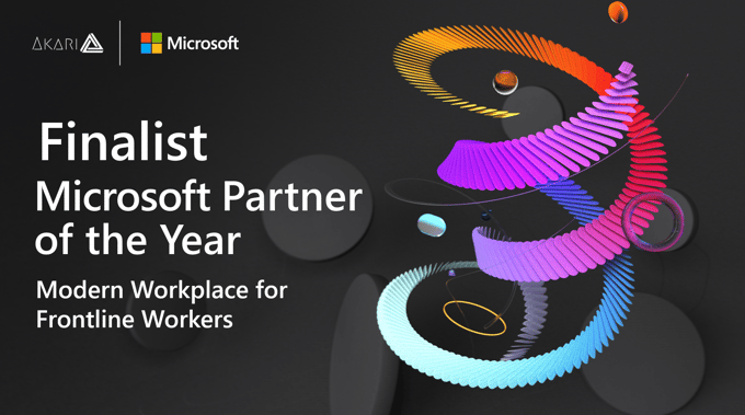 Screenshot Akari Finalist Microsoft Partner of the Year